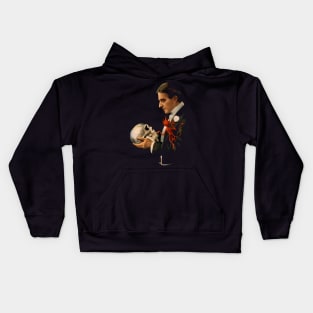 Magician with Human Skull and Devil Kids Hoodie